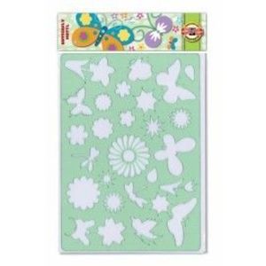 Sablon Fluturi si Flori imagine