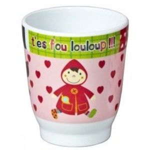 Pahar din melamina Scufita Rosie imagine