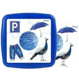 Puzzle Culoarea albastra imagine