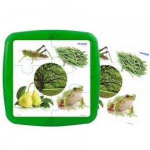 Puzzle Culoarea verde imagine
