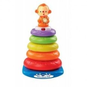 Turn muzical cu inele vtech 166303 imagine