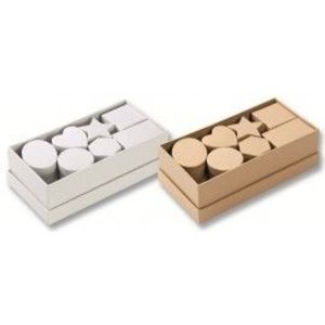 Set 15 cutii carton albe imagine
