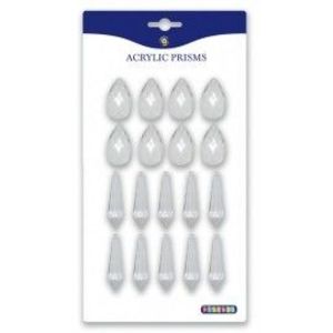 Set 18 cristale prisma transparente imagine