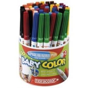 Set 50 markere superlavabile pentru copii mici imagine