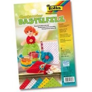 Set 5 coli fetru perforat Universal imagine