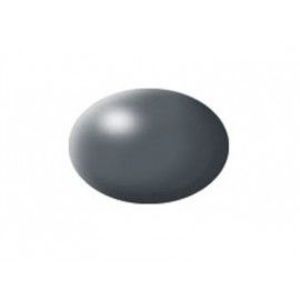 Aqua dark grey silk imagine