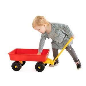 Carucior pentru jucarii, 52 cm lungime cupa, Rodos, 3ani+, din plastic rezistent, Androni Giocattoli imagine