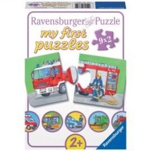 Puzzle vehicule motorizate 9x2 piese imagine