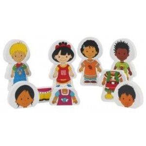 Puzzle magnetic Copiii lumii imagine