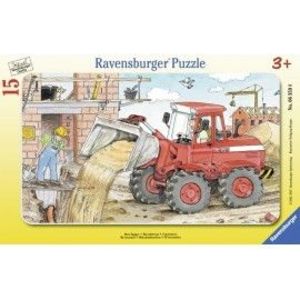Puzzle excavator 15 piese imagine