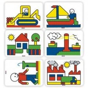 Set Scolar 6 modele mozaic 15 - Miniland imagine