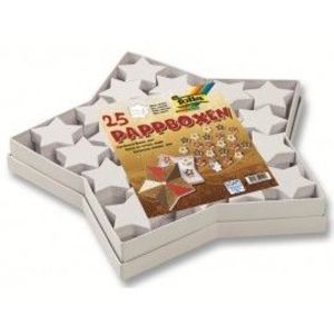 Set 25 cutii Steluta alb imagine