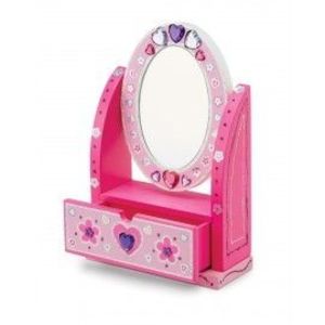 Set de decorat din lemn Oglinda cu caseta imagine