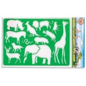 Sablon 12 animale Safari imagine