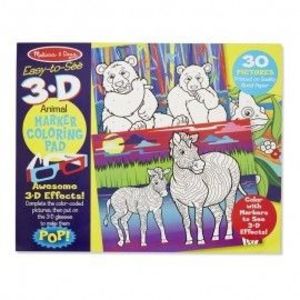 Caiet de colorat 3D Animale imagine