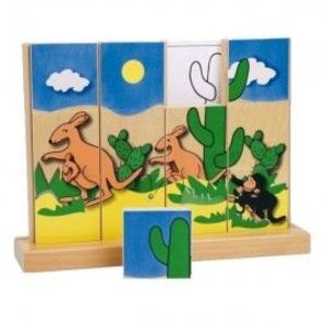 Puzzle vertical Cangurii imagine