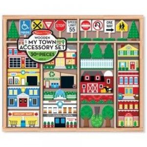 Figurine din lemn Orasul meu - Melissa and Doug imagine