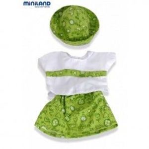 Costumas 3 piese papusi 38 cm Miniland imagine