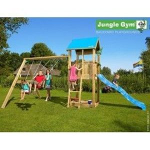 Spatiu de joaca Castle si Swing - JungleGym imagine
