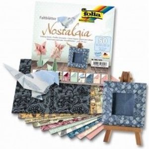 Hartie origami 50 coli 15x15 Nostalgie imagine