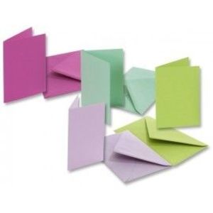 Set 5 felicitari cu plic si insert rosu aprins imagine