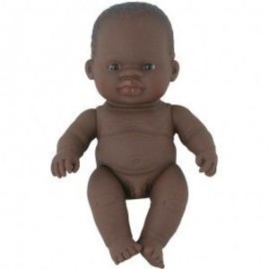 Papusa vinil 21 cm Baiat african imagine