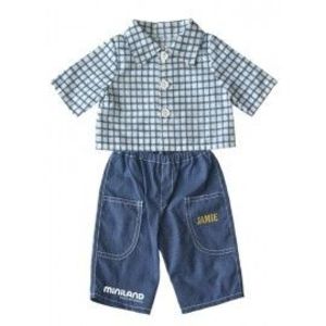 Costum jeans papusi 32 cm Miniland imagine
