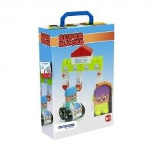 Joc constructii tematic Spital 17 piese Miniland 32351 imagine