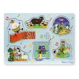 Puzzle cu sunete Cantecele copilariei 2 - Melissa and Doug imagine