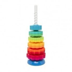 Piramida cu rotite pentru bebelusi - Fat Brain Toys imagine