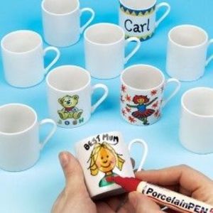 Mini cani din portelan de decorat - Baker Ross imagine
