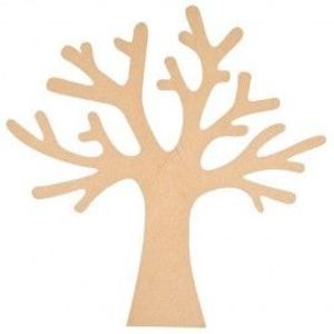Copac din lemn de decorat - Baker Ross imagine