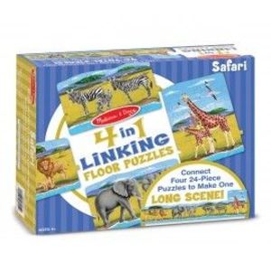 Set 4 puzzle podea conectabile Safari imagine