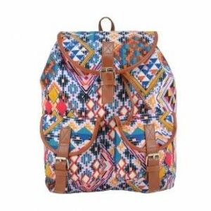 Rucsac urban De Ziga, carouri pe roz - LaRue imagine