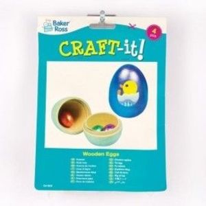 Set 4 cutiute ou din lemn - Baker Ross imagine
