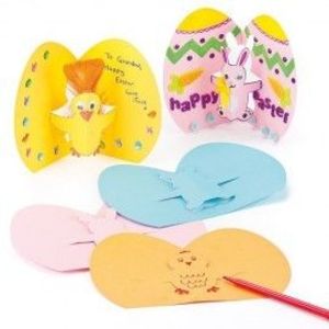Felicitari 3D puisori si iepurasi - Baker Ross imagine