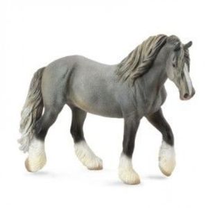 Figurina Cal Mare Gri Shire XL Collecta imagine