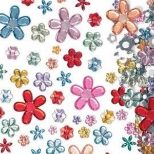 Floricele autoadezive acril - Baker Ross imagine