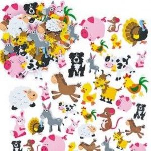 Autocolante neopren animale de la ferma - Baker Ross imagine