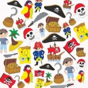 Autocolante neopren pirati - Baker Ross imagine