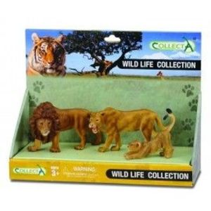 Figurine familia de lei Collecta imagine