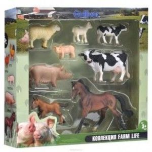 Set 8 figurine viata la ferma Collecta imagine