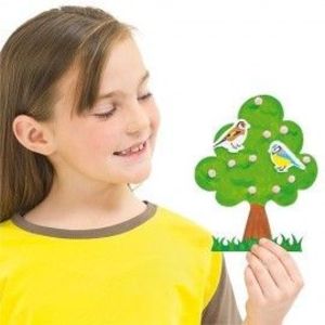 Copacei din carton de decorat - Baker Ross imagine