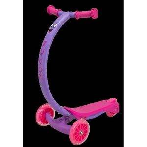Trotineta zipster mov cu roti led imagine