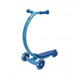 Trotineta zipster albastra cu roti led imagine