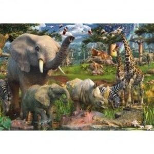 Puzzle animale in salbaticie 18000 piese imagine