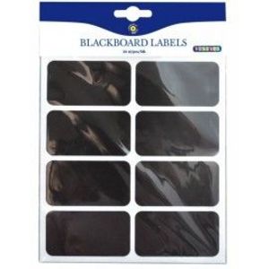 Set 24 etichete tip tabla neagra imagine