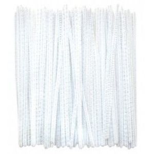 Set 100 chenille albe imagine