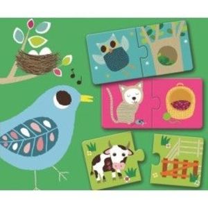 Puzzle duo Djeco Habitat imagine