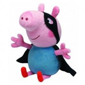 Plus Peppa Pig - George Supereroul (28 cm) - Ty imagine